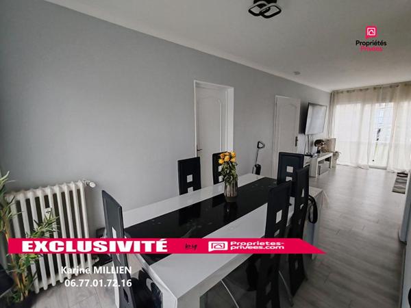 DREUX 28100 Appartement de type T4 - 3 chambres - Terrasse - Cave - Garage - 106 000  HAI