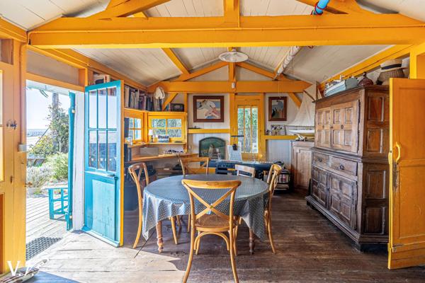 Cabane de pêcheur en 1ère ligne - L'HERBE