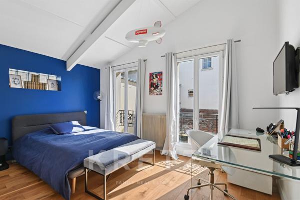 Maison familiale avec cour et patio arborés