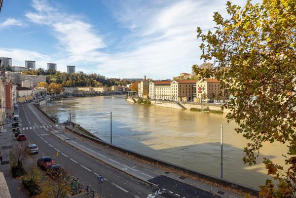Duplex meublé et équipé avec vue Saône