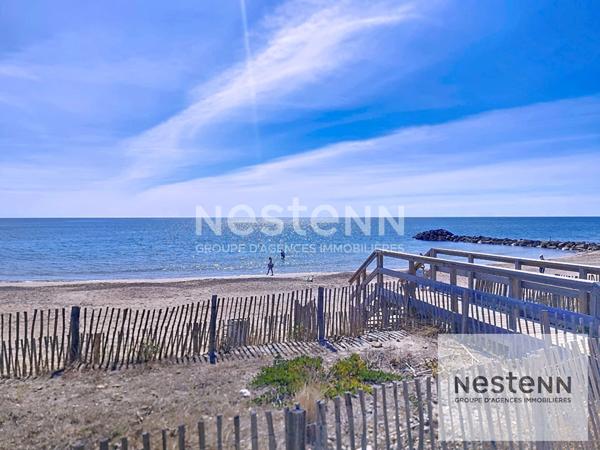 Face a la mer, rare et unique : votre maison en 1ere ligne a Frontignan plage !