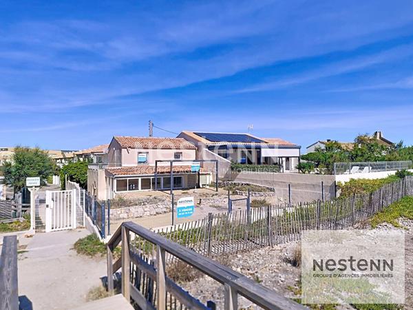 Face a la mer, rare et unique : votre maison en 1ere ligne a Frontignan plage !