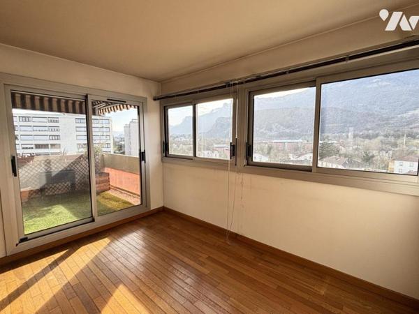 Echirolles, 4p+C dernier etage, terrasse, garage