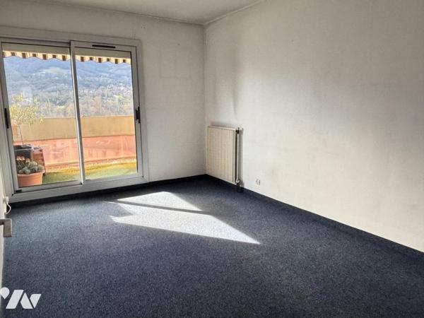 Echirolles, 4p+C dernier etage, terrasse, garage