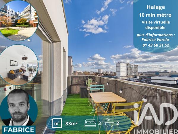 Appartement à vendre 4 pièces 83 m² Créteil