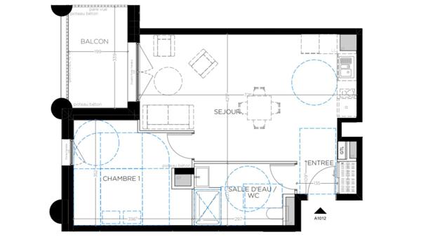 Appartement à vendre 2 pièces 49 m² Thonon-les-Bains