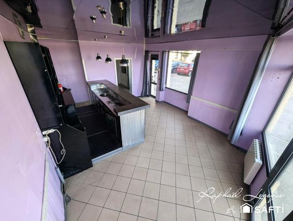 Local commercial de 101m² avec un beau potentiel
