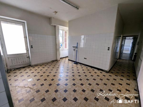 Local commercial de 101m² avec un beau potentiel