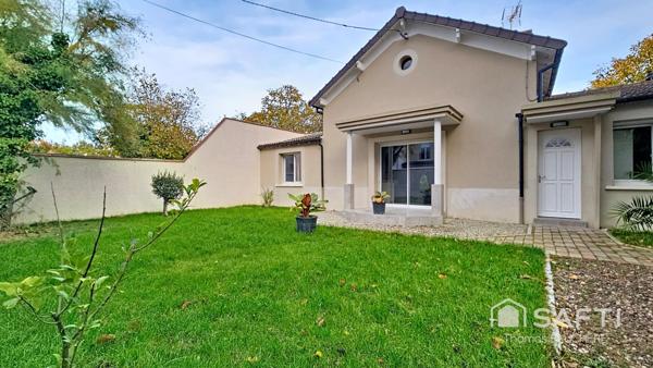 Maison rénovée : 3 ch. + bureau, Proche Le Raincy