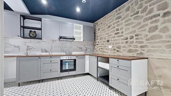 Maison rénovée : 3 ch. + bureau, Proche Le Raincy