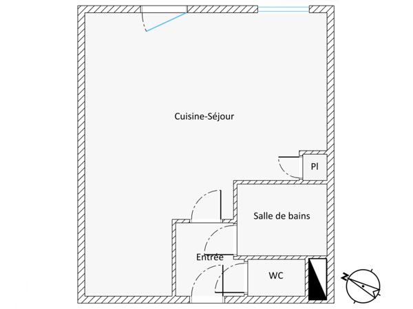 Vente                                                      Appartement
                        
                     1 pièces                      26 m2                     à La Ferté-sous-Jouarre