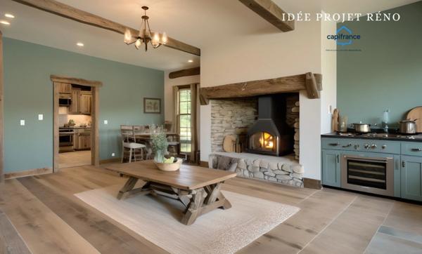 Ancien corps de ferme à rénové