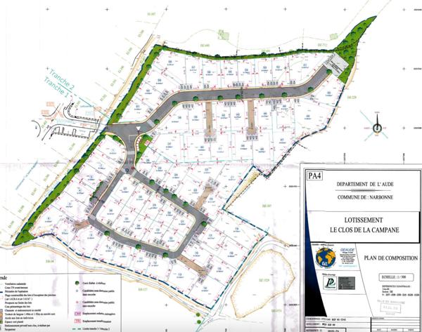 Terrain Narbonne 160 m2