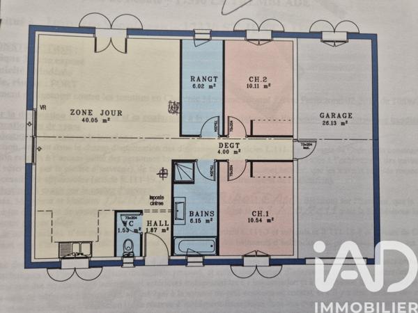 Maison à vendre 5 pièces 104 m² Saint-Just-Luzac