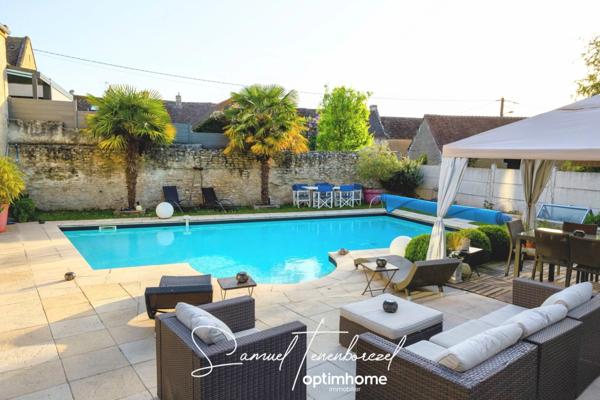 Maison de caractère en pierre avec piscine – 160 m² – ERNES (14270)