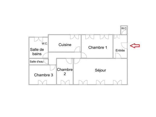 Appartement 5 pièces - 112 m² Exclusivité efficity