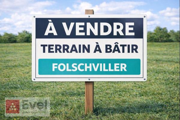 FOLSCHVILLER - TERRAIN A BATIR  - 427 m² - VIABILISE