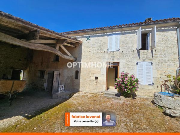 161 m² de maison et grange à rénover, ainsi que 50 m² de garage VAL AUGE (16)