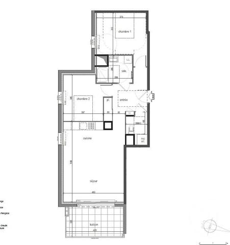 Appartement T3 à vendre  3 pièces - 66,39 m2 PENESTIN - 56