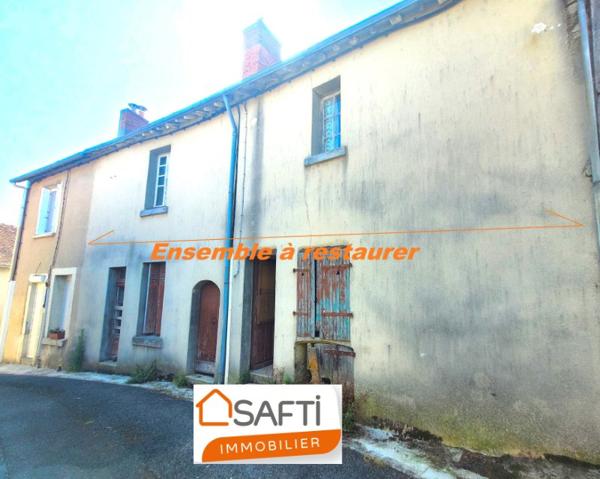 Bâtisse de 130m² de CACHET à RENOVER entièrement