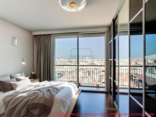 Marseille (13001) - BOURSE - VIEUX PORT - T4/5 lumineux - 91 m2 - Vue Panoramique et balcons