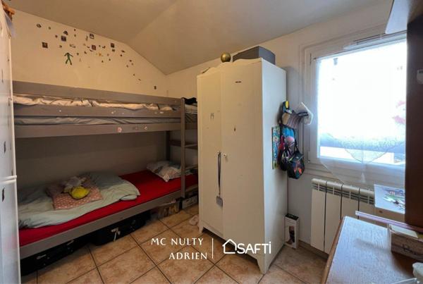 Maison 5P 90m², 3 chambres, gare à pied, parking