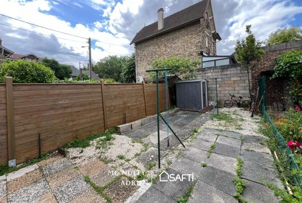 Maison 5P 90m², 3 chambres, gare à pied, parking