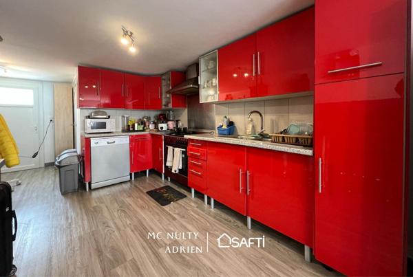 Maison 5P 90m², 3 chambres, gare à pied, parking