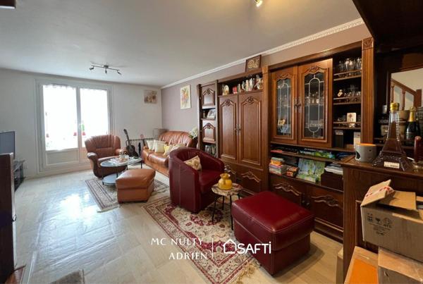 Maison 5P 90m², 3 chambres, gare à pied, parking