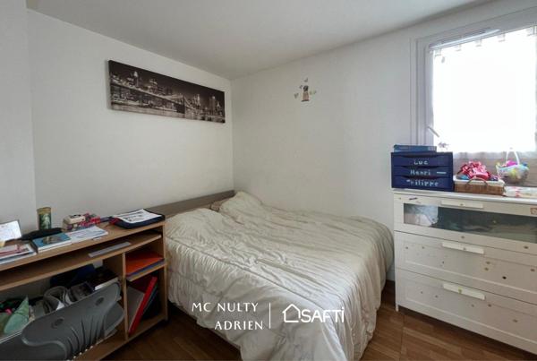 Maison 5P 90m², 3 chambres, gare à pied, parking