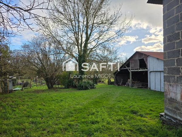 Grand potentiel dans rue calme, accès à la rivière