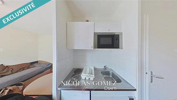 Joli studio pour investissement locatif meublé sous bail commercial