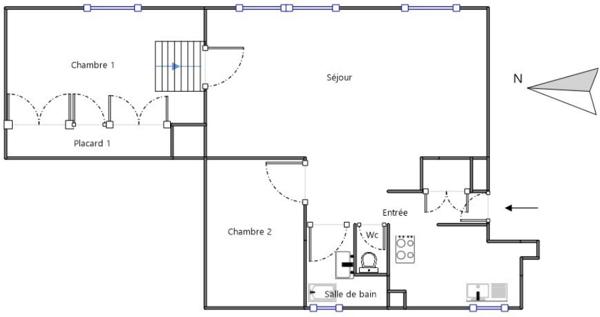 Appartement
         4 pièces
        - 59 m² Exclusivité 205 000 € *
