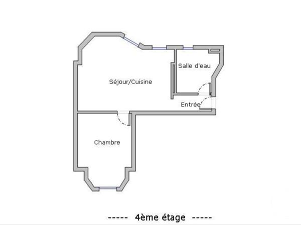 Appartement F2 à vendre  2 pièces - 40,60 m2 LE KREMLIN BICETRE - 94