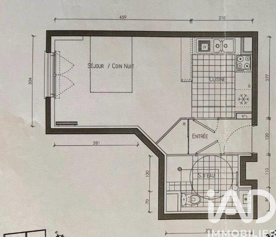 Studio à vendre 28 m² Meaux