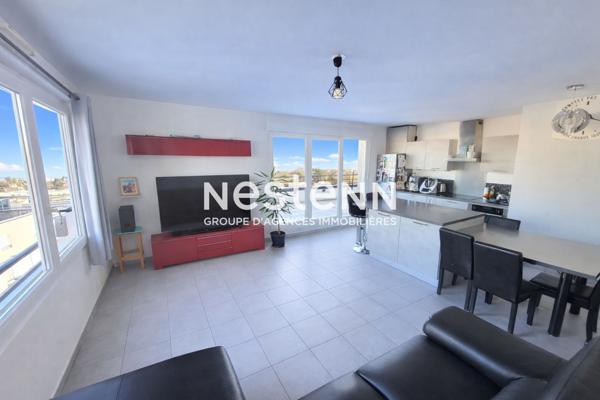 proche TRAMWAYS : MAGNIFIQUE T4 en toit terasse sans vis à vis