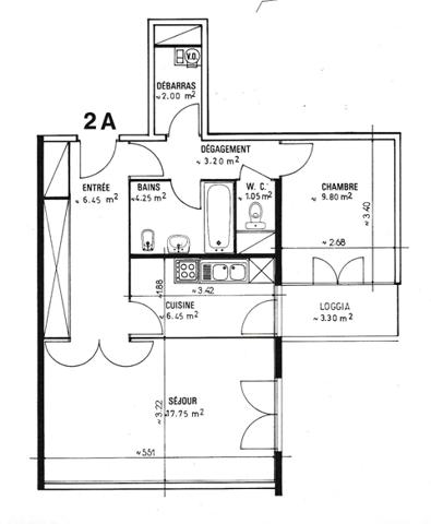 Appartement à vendre 2 pièces 52,81 m² Vitry-sur-Seine