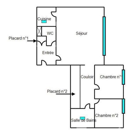 Achat appartement Camiers - 3 pièce(s) - 58 m² - 239 900 €