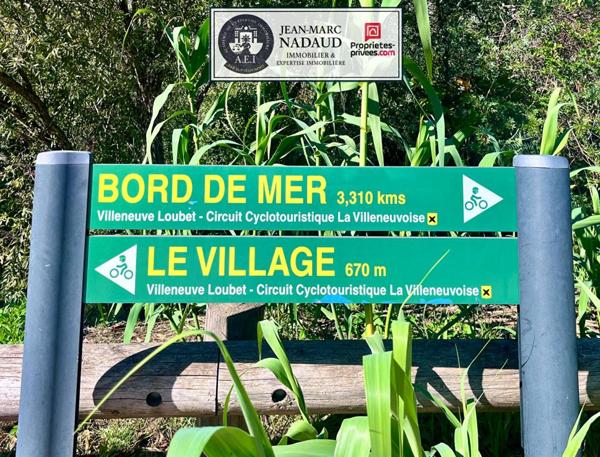 Appartement Villeneuve Loubet 2 pièce(s) 48m2 , deux jardins pour 141m2, 2 parkings