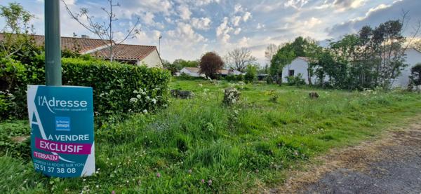 MOUILLERON LE CAPTIF TERRAIN A VENDRE 520m² HORS LOTISSEMENT EXCLUSIVITE AMEPI