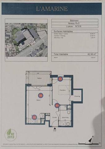 Appartement 2 pièces                                        - 44600 Saint-Nazaire Réf : 3675