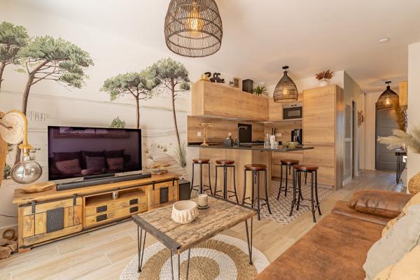 appartement plain pied RDC 2 chambres jardin