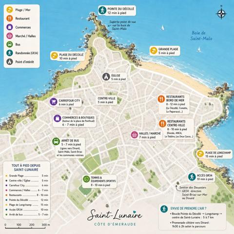 EXCLUSIVITÉ – Maison contemporaine 106 m² à Saint-Lunaire – DPE A – Suite parentale – À pied des plages
