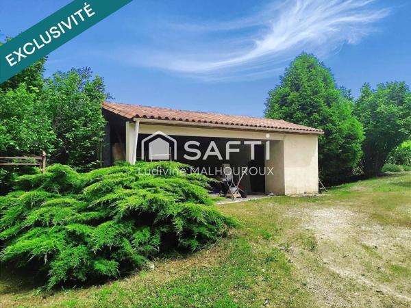 MAISON FAMILIALE 166 m²  STUDIO  43 m² – TERRAIN 2 582 m² – GARAGE DOUBLE –