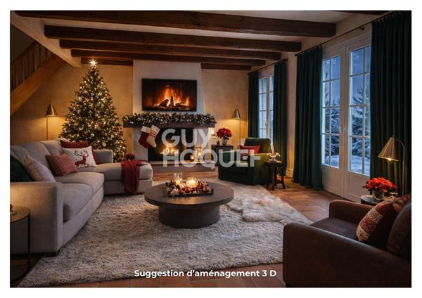 Maison familiale, volumes et sous-sol complet