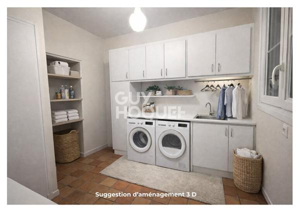 Maison familiale, volumes et sous-sol complet