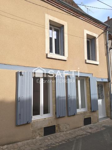 LEVROUX, Maison de ville T4 rénovée de 94m² avec cour et jardinet