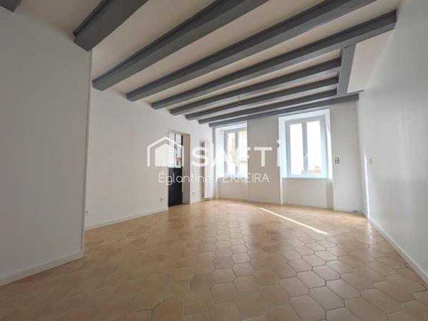 LEVROUX, Maison de ville T4 rénovée de 94m² avec cour et jardinet