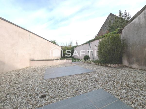 LEVROUX, Maison de ville T4 rénovée de 94m² avec cour et jardinet