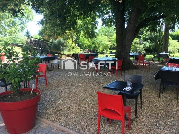 Hôtel-restaurant de charme avec parc arboré + logement